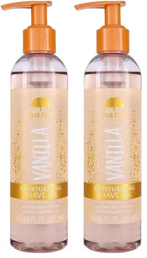 Tree Hut Vanilla Moisturizing Shave Oil,Hydrating Gel-to-Oil Formula for a Close,Smooth Shave,Made with Shea Butter,For All Skin Types,7.7 fl oz,(Pack of 2)