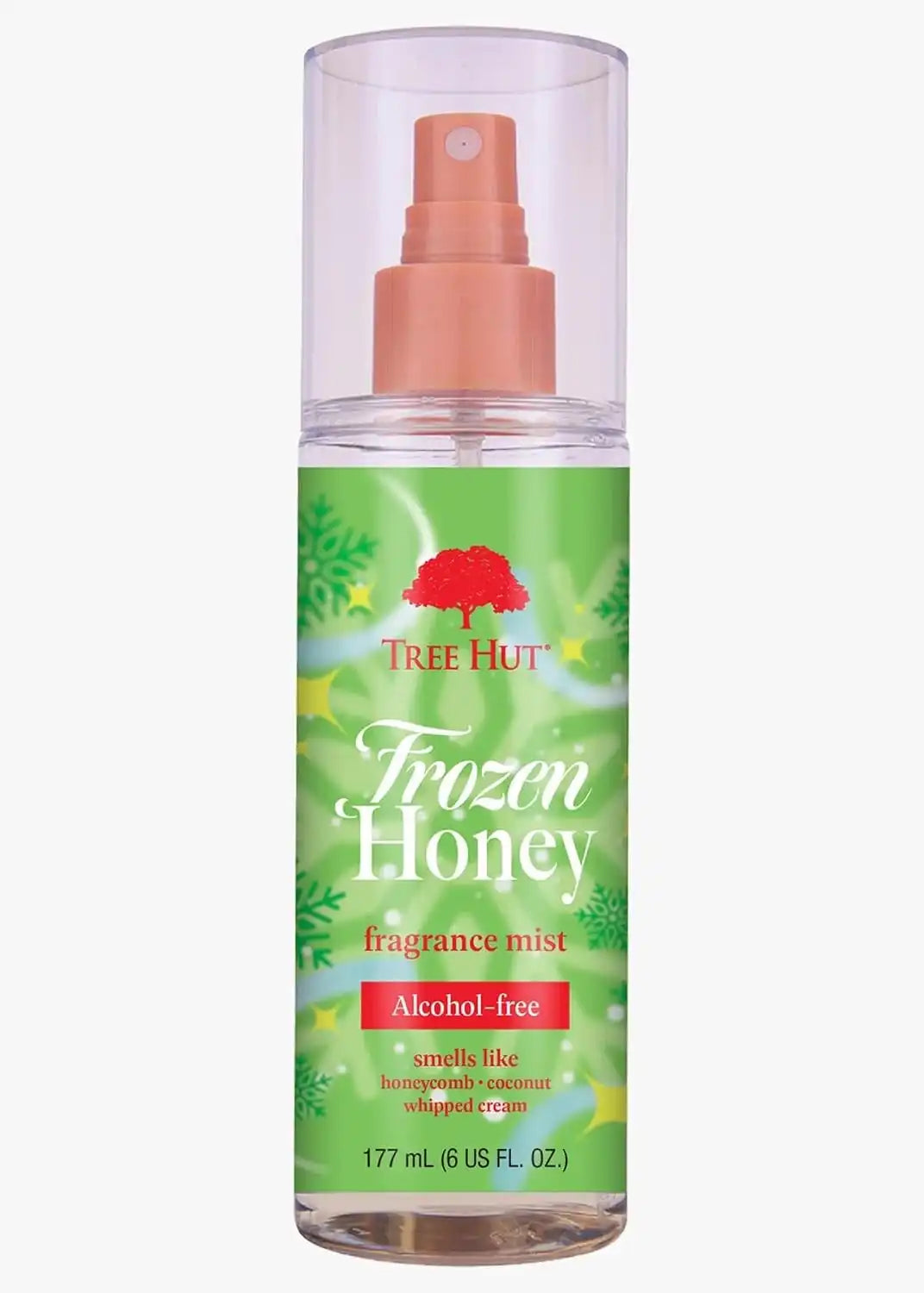 Tree Hut Frozen Honey Hair & Body Mist, Alcohol-Free Body Spray, 6 Fl Oz | Alcohol-Free Body Spray, Fragrance with Honeycomb & Coconut Cream Notes, Everyday Fragrance Spray for Women